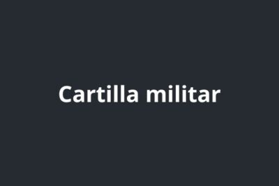 cartilla militar
